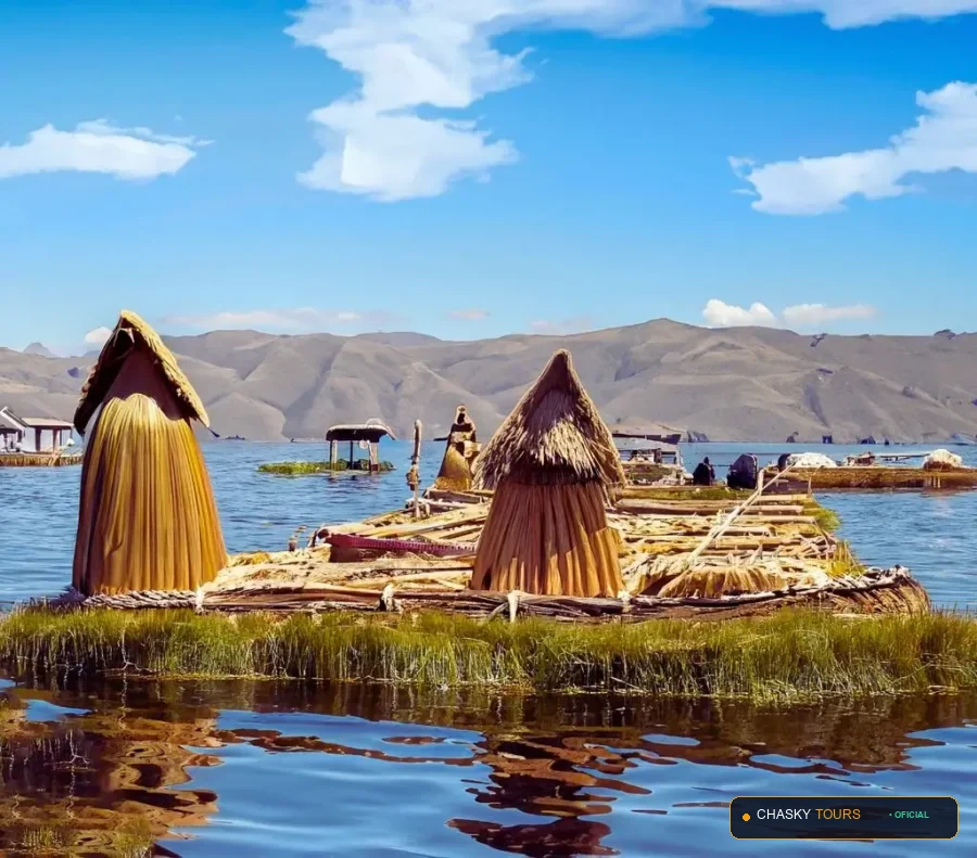 Islas Flotantes de los Uros en el Lago Titicaca foto 4