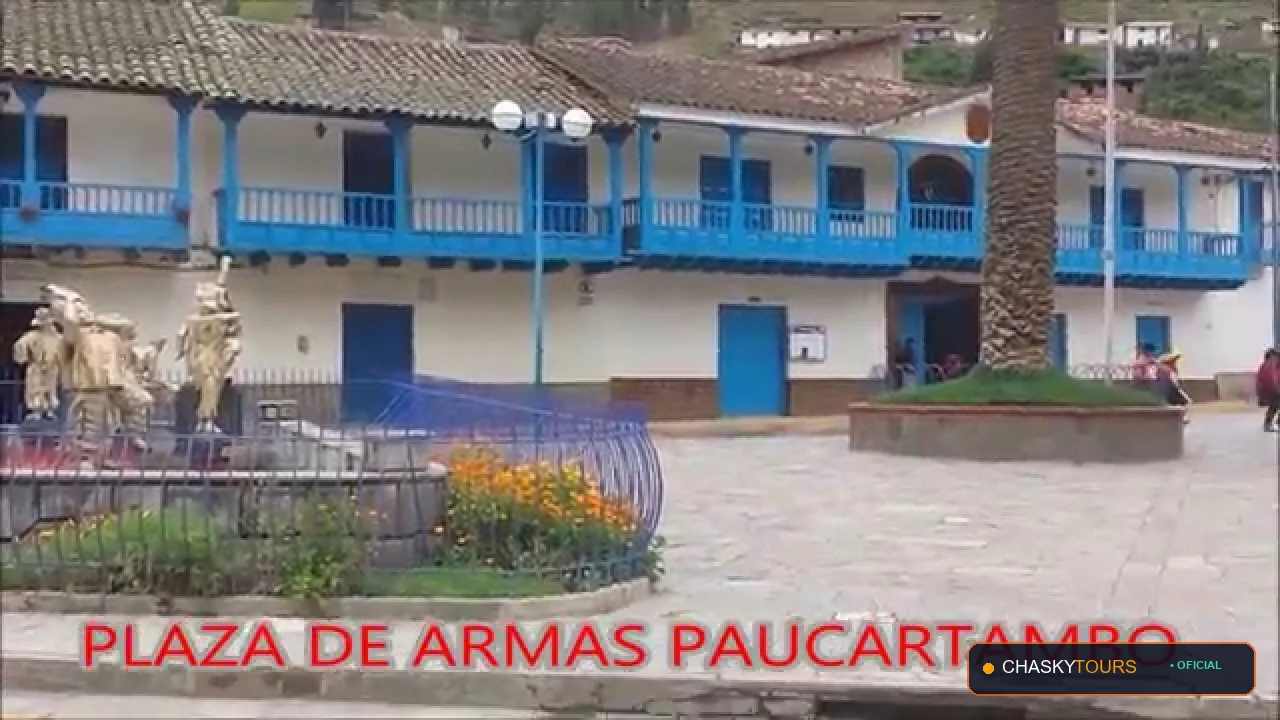 Plaza Mayor y Templo Matriz de Caicay