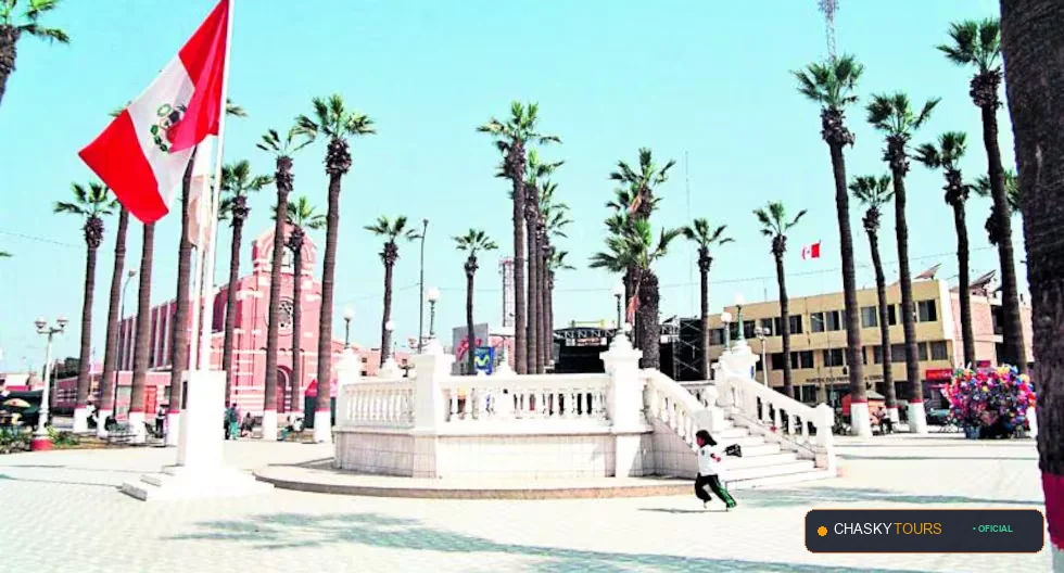 Plaza Mayor y Templo Matriz de Chincha Baja