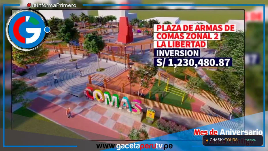 Plaza Mayor y Templo Matriz de Comas