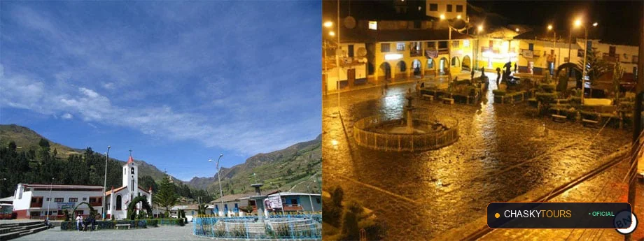Plaza Mayor y Templo Matriz de Conchucos