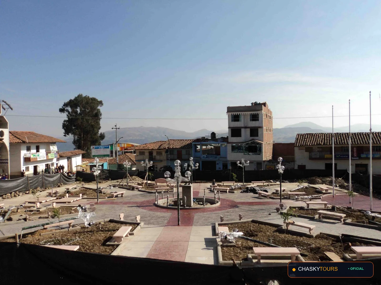 Plaza Mayor y Templo Matriz de Huaso