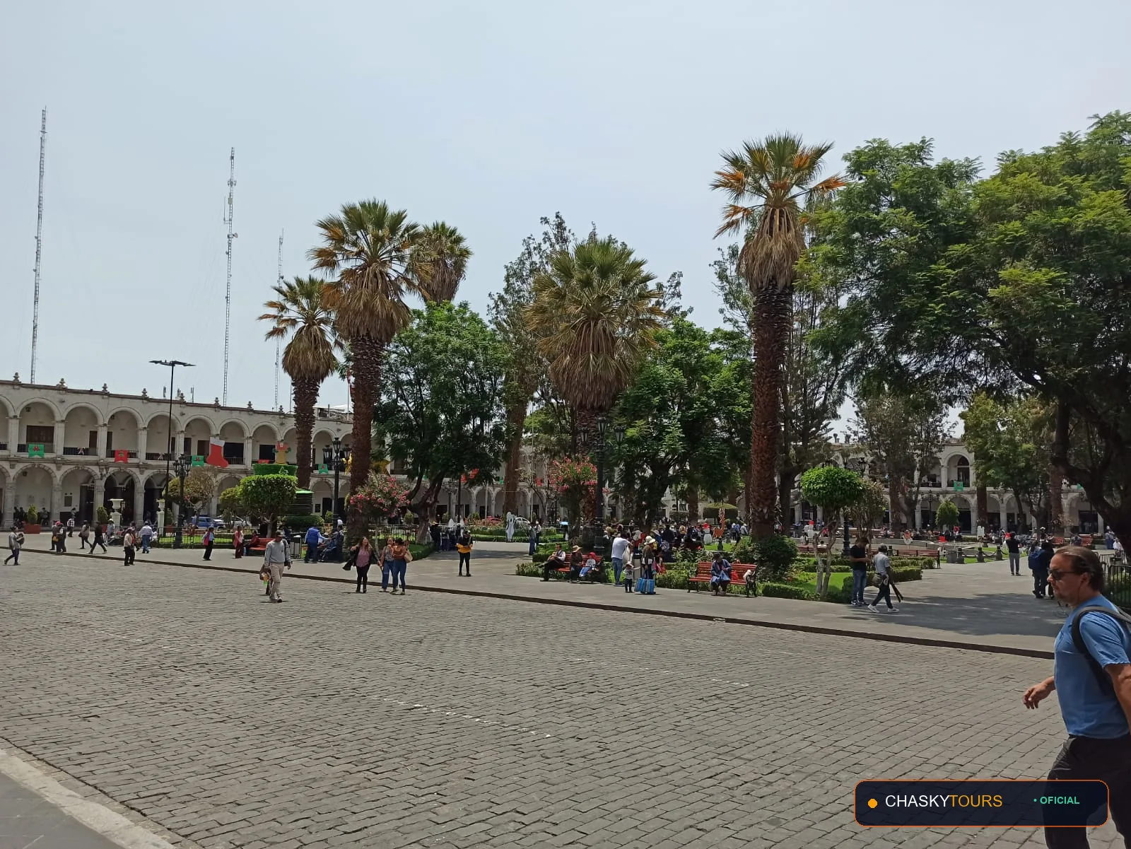 Plaza Mayor y Templo Matriz de Ichupampa