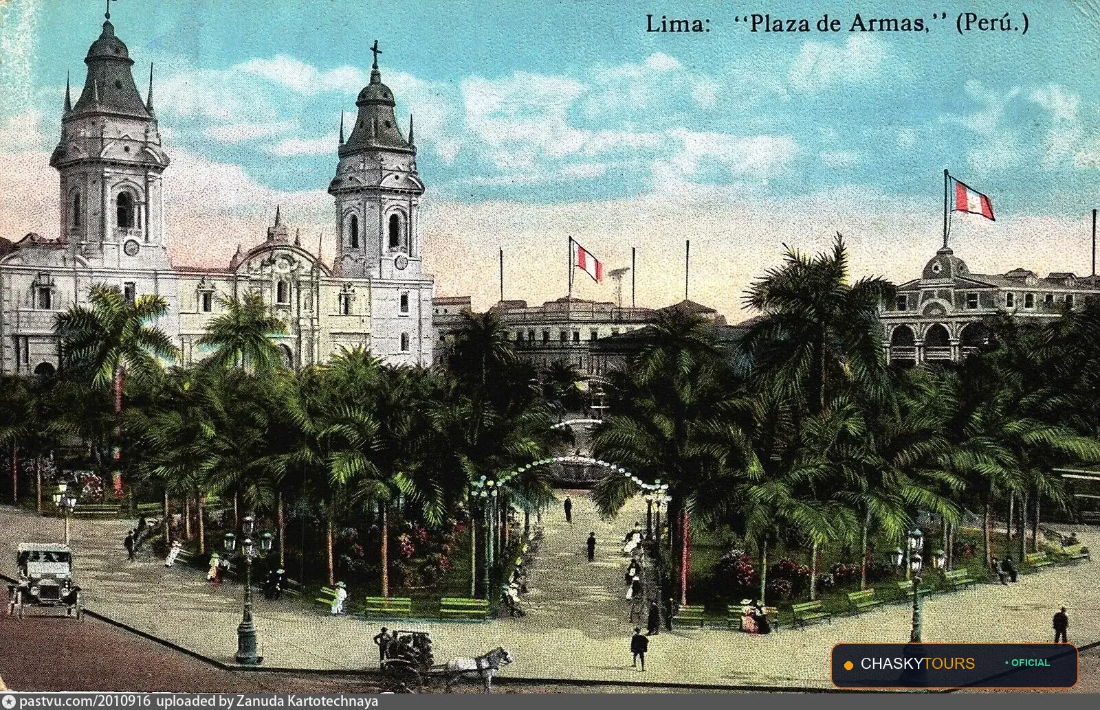 Plaza Mayor y Templo Matriz de Longar